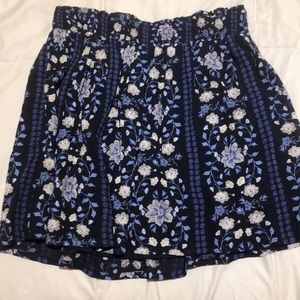 Flowered skirt